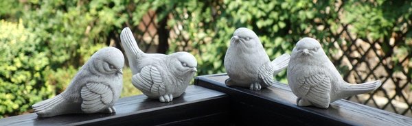 Sonderangebot: Set Vogel Blaumeise Steinfiguren