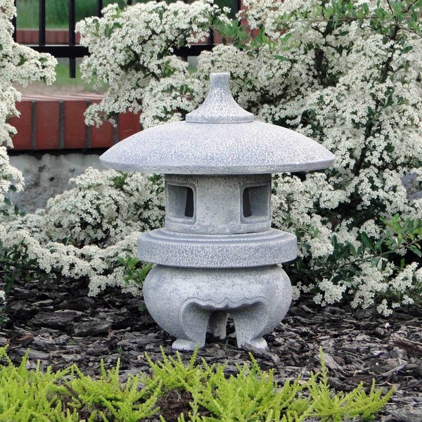 Japanese Yukimi-gata stone lantern