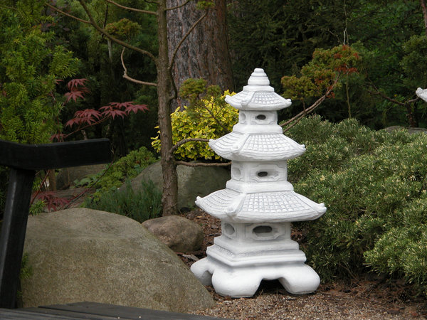 Huge Japanese stone pagoda