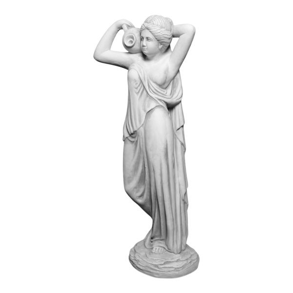 Imposante Frauen-Statue mit Wasserkrug