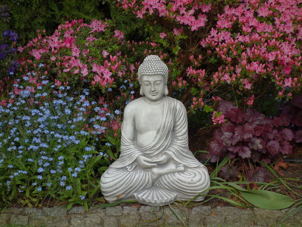 Buddha figure: symbol of Far Eastern wisdom