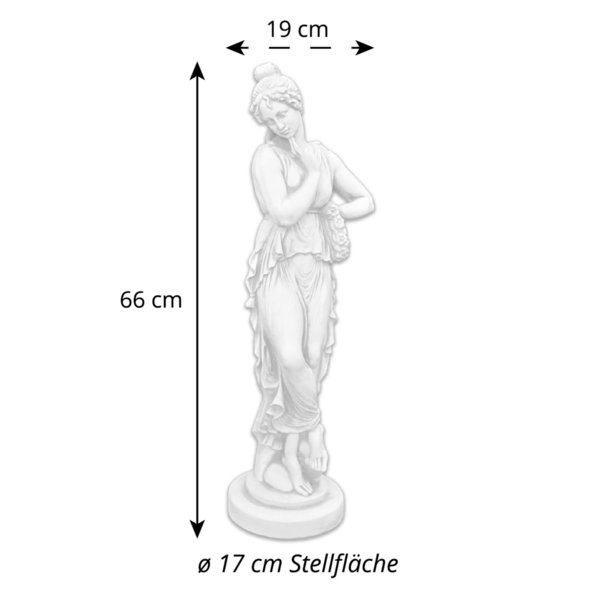 Sinnliche Frauen-Statue zeigt Figur