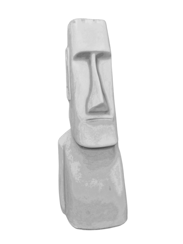 Große Moai-Stein-Statue erinnert an Osterinsel