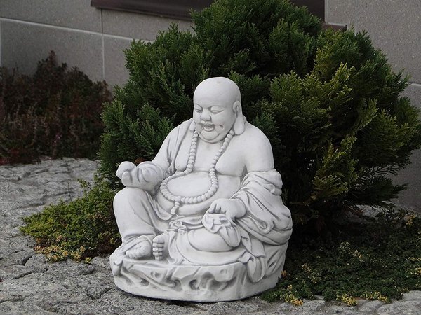 Statue eines lachenden Buddhas