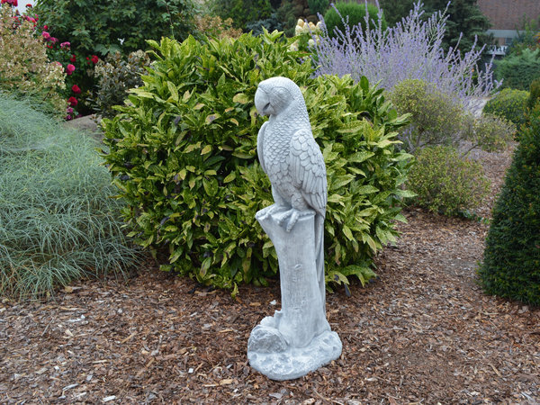 Riesige Papageien-Skulptur