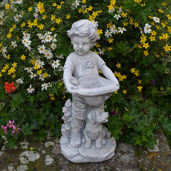 Boy figure with plantable hat