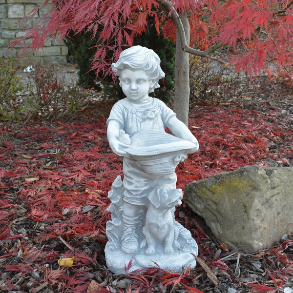 Boy figure with a hat that can be planted