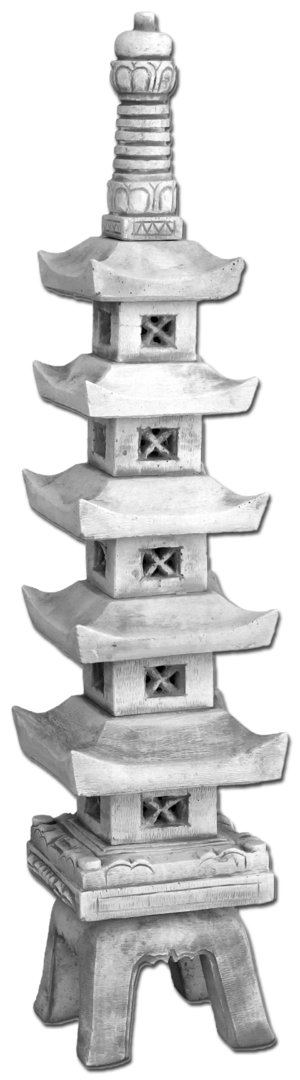 Large Japanese pagoda with five roofs