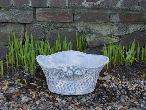 Basket as a plant bowl