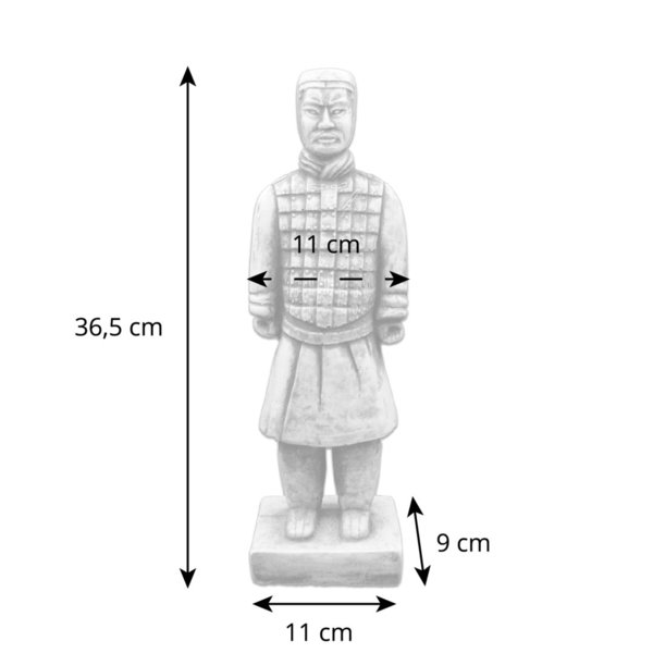 Chinesischer Terrakotta Krieger klein V