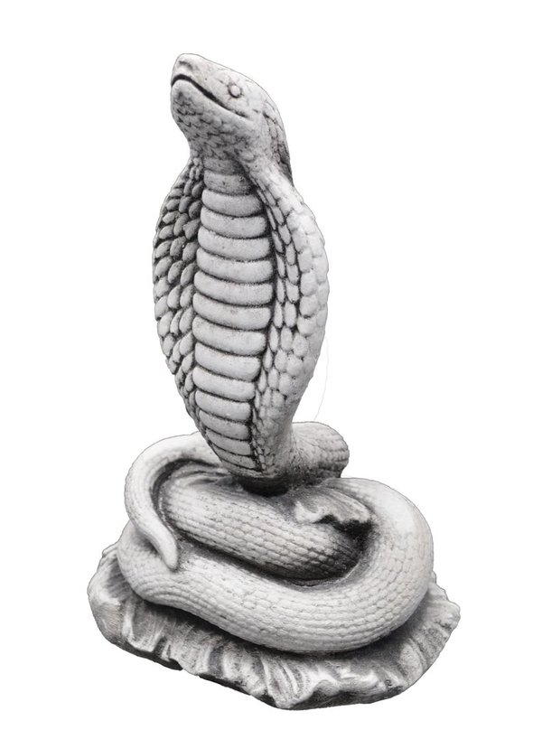 Skulptur mit Kobra