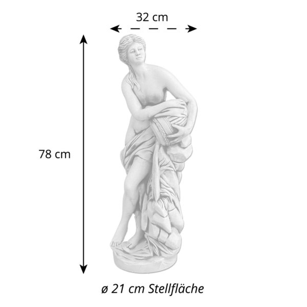 Statue Venus mit Wasserlauf