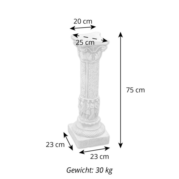 Antike griechisch-römische Säule groß
