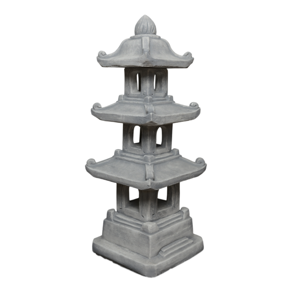 Three-story Japanese stone pagoda