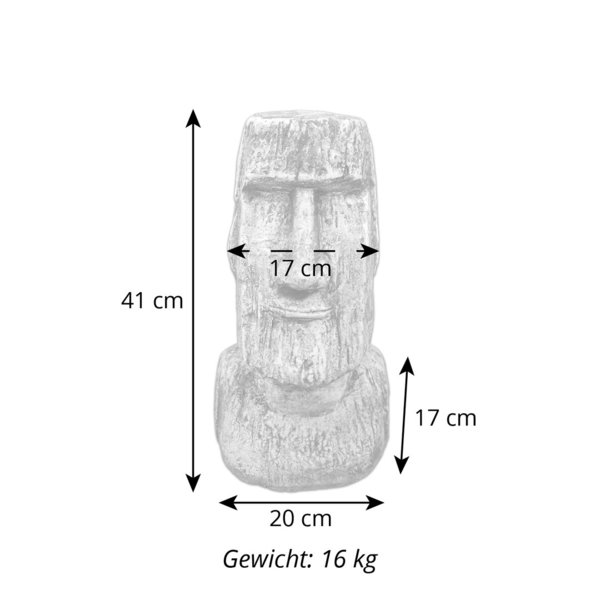 Set Moai Kopf Steinstatue Osterinsel