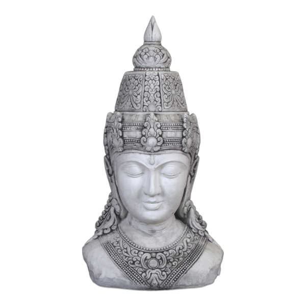 Imposante Buddha-Büste Frau