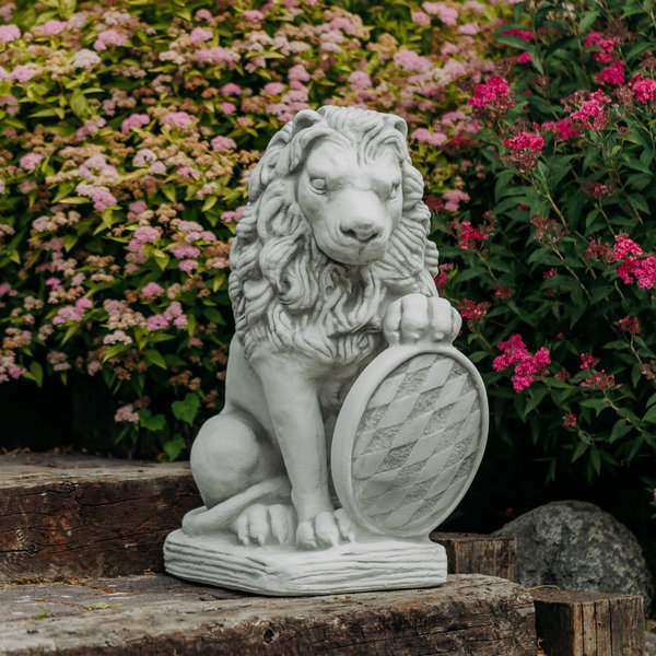 Large lion statue
