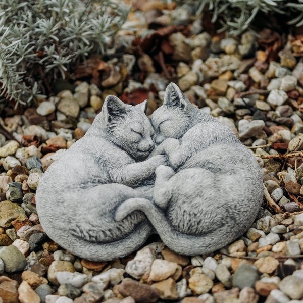 Chats endormis - couple